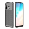 Newface Samsung Galaxy A21 Kılıf Auto Focus Karbon Kapak