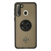 Newface Samsung Galaxy A21 Kılıf Montreal Yüzüklü Silikon Kapak