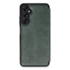 Newface Samsung Galaxy A25 5G Kılıf Flip Cover - Koyu Yeşil