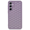 Newface Samsung Galaxy A25 5G Kılıf Petek Silikon Kapak - Lila