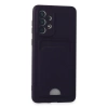 Newface Samsung Galaxy A33 5G Kılıf Kelvin Kartvizitli Silikon - Derin Mor