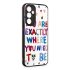 Newface Samsung Galaxy A34 5G Kılıf Mirror Desenli Kapak