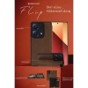 Newface Samsung Galaxy A35 5G Kılıf Flip Cover - Kırmızı