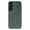 Newface Samsung Galaxy A55 5G Kılıf Flip Cover - Koyu Yeşil
