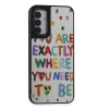 Newface Samsung Galaxy M14 5G Kılıf Mirror Desenli Kapak