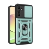 Newface Samsung Galaxy M15 Kılıf Pars Lens Yüzüklü Silikon - Yeşil