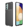 Samsung Galaxy M23 Kılıf Auto Focus Karbon Kapak - Siyah