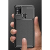 Newface Samsung Galaxy M31 Kılıf Auto Focus Karbon Kapak