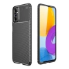 Newface Samsung Galaxy M52 5G Kılıf Auto Focus Karbon Kapak - Siyah