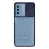 Newface Samsung Galaxy M52 5G Kılıf Palm Buzlu Kamera Sürgülü Silikon