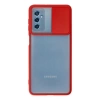 Newface Samsung Galaxy M52 5G Kılıf Palm Buzlu Kamera Sürgülü Silikon