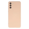 Newface Samsung Galaxy S21 FE Kılıf Nano içi Kadife Silikon - Pudra