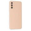 Newface Samsung Galaxy S21 Kılıf Nano içi Kadife Silikon - Pudra