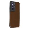 Newface Samsung Galaxy S21 Ultra Kılıf Loop Deri Silikon
