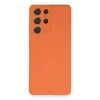 Newface Samsung Galaxy S21 Ultra Kılıf Nano içi Kadife Silikon