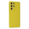 Newface Samsung Galaxy S21 Ultra Kılıf Nano içi Kadife Silikon