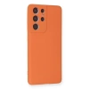 Newface Samsung Galaxy S21 Ultra Kılıf Nano içi Kadife Silikon