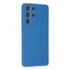 Newface Samsung Galaxy S21 Ultra Kılıf Nano içi Kadife Silikon