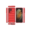 Newface Samsung Galaxy S21 Ultra Kılıf Optimum Silikon - Kırmızı