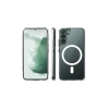 Samsung Galaxy S22 Kılıf Magneticsafe Şeffaf Silikon - Şeffaf