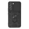 Newface Samsung Galaxy S22 Kılıf Pars Lens Yüzüklü Silikon