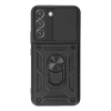 Newface Samsung Galaxy S22 Kılıf Pars Lens Yüzüklü Silikon