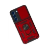 Newface Samsung Galaxy S22 Kılıf Pars Lens Yüzüklü Silikon