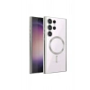 Newface Samsung Galaxy S22 Ultra Kılıf Kross Magneticsafe Kapak - Titan Gri