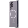 Newface Samsung Galaxy S22 Ultra Kılıf Magneticsafe Şeffaf Silikon - Şeffaf