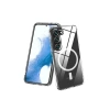 Samsung Galaxy S23 Kılıf Magneticsafe Şeffaf Silikon - Şeffaf