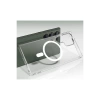 Newface Samsung Galaxy S23 Ultra Kılıf Magneticsafe Şeffaf Silikon - Şeffaf