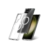 Newface Samsung Galaxy S23 Ultra Kılıf Magneticsafe Şeffaf Silikon - Şeffaf