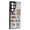 Newface Samsung Galaxy S23 Ultra Kılıf Mirror Desenli Kapak