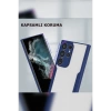 Newface Samsung Galaxy S23 Ultra Kılıf Platin Silikon - Kırmızı