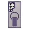 Newface Samsung Galaxy S23 Ultra Tork Magsafe Standlı Kapak - Derin Mor