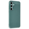 Newface Samsung Galaxy S24 FE Kılıf Auto Focus Kapak - Koyu Yeşil