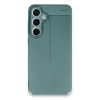Newface Samsung Galaxy S24 FE Kılıf Auto Focus Kapak - Koyu Yeşil
