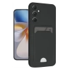 Newface Samsung Galaxy S24 FE Kılıf Kelvin Kartvizitli Silikon - Siyah