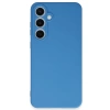 Newface Samsung Galaxy S24 FE Kılıf Nano içi Kadife Silikon - Mavi