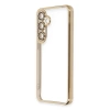 Newface Samsung Galaxy S24 FE Kılıf Razer Lensli Silikon - Gold
