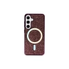 Newface Samsung Galaxy S24 Kılıf Diamond Magsafe Kapak - Derin Mor