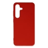 Newface Samsung Galaxy S24 Kılıf First Silikon - Kırmızı