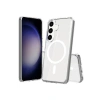 Newface Samsung Galaxy S24 Kılıf Magneticsafe Şeffaf Silikon - Şeffaf