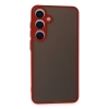 Newface Samsung Galaxy S24 Kılıf Montreal Silikon Kapak - Kırmızı