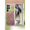 Newface Samsung Galaxy S24 Ultra Kılıf Blade Aynalı Desenli Kapak