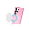 Newface Samsung Galaxy S24 Ultra Kılıf Glow Magsafe Kapak - Pembe