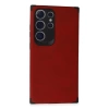 Newface Samsung Galaxy S24 Ultra Kılıf Loop Deri Silikon - Kırmızı