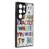 Newface Samsung Galaxy S24 Ultra Kılıf Mirror Desenli Kapak