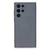 Newface Samsung Galaxy S24 Ultra Kılıf Nano içi Kadife Silikon - Gri
