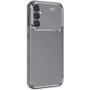 Newface Samsung Galaxy S25 Plus Kılıf Auto Focus Karbon Kapak - Gri